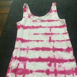 Tie dyed tank top. New